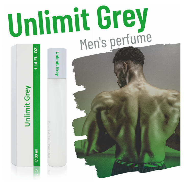 155. Unlimit Grey - mini parfym för män - inspirerad av BOTTLED UNLIMITED