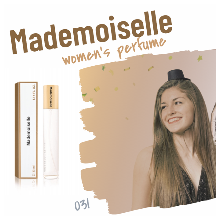 031. Mademoiselle - mini parfym för kvinnor - inspirerad av Mademoiselle*
