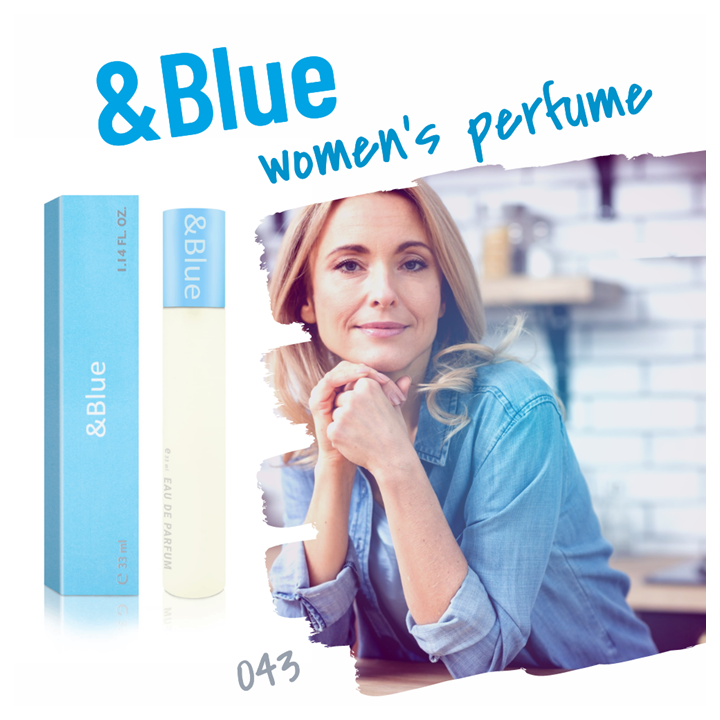 043. &BLUE - mini parfym för kvinnor - inspirerad av LIGHT BLUE*