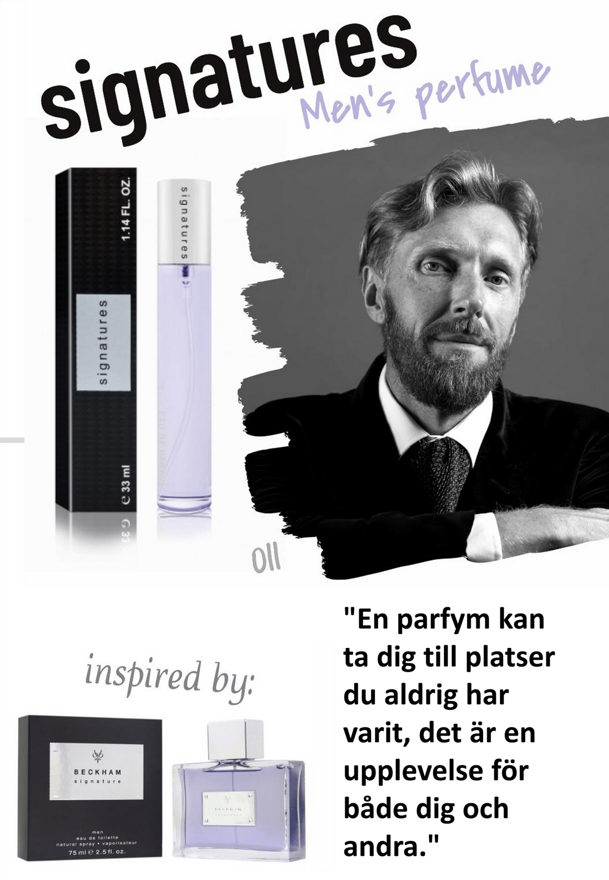 011. Signatures - mini parfym för män - inspirerad av Signature*