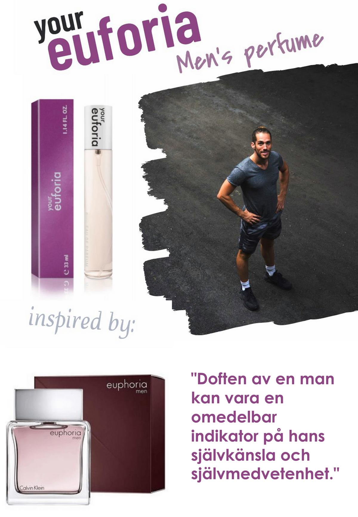 037. Your Euphoria Men - mini parfym för män - inspirerad av EUPHORIA