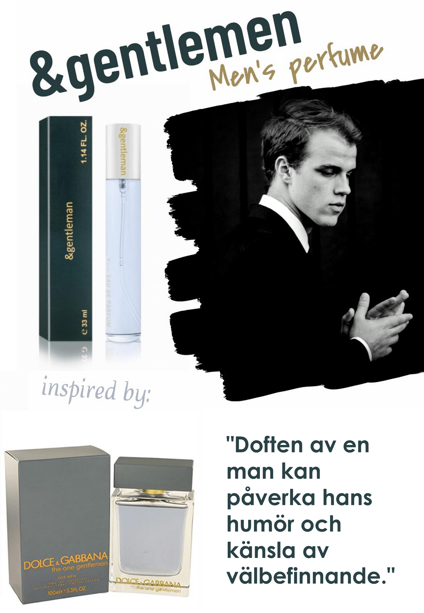 045. &Gentleman - mini parfym för män - inspirerad av THE ONE GENTLEMAN*