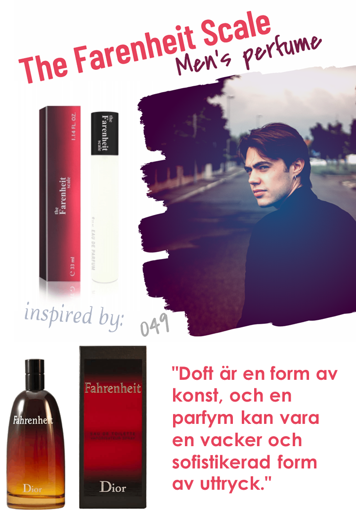 049. Farenheit Scale - mini parfym för män - inspirerad av FARENHEIT*