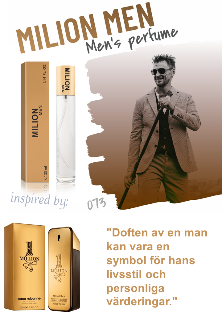 073. Milion Men - mini parfym för män - inspirerad av ONE MILLION*
