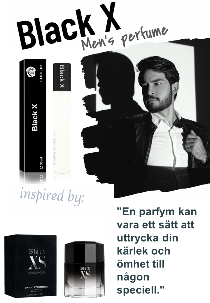 074. Black X Men - mini parfym för män - inspirerad av BLACK XS*