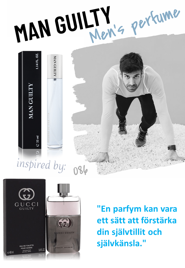 086. Man Guilty - mini parfym för män - inspirerad av GUILTY*