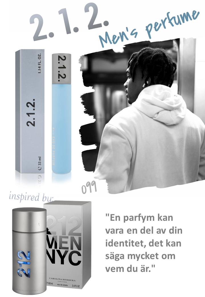 099. 2.1.2. - mini parfym för män - inspirerad av 212*