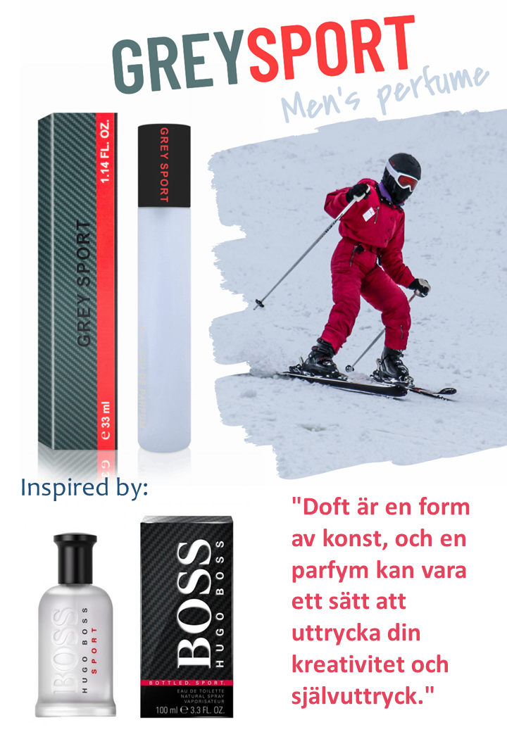 101. Grey Sport - mini parfym för män - inspirerad av BOTTLED SPORT*