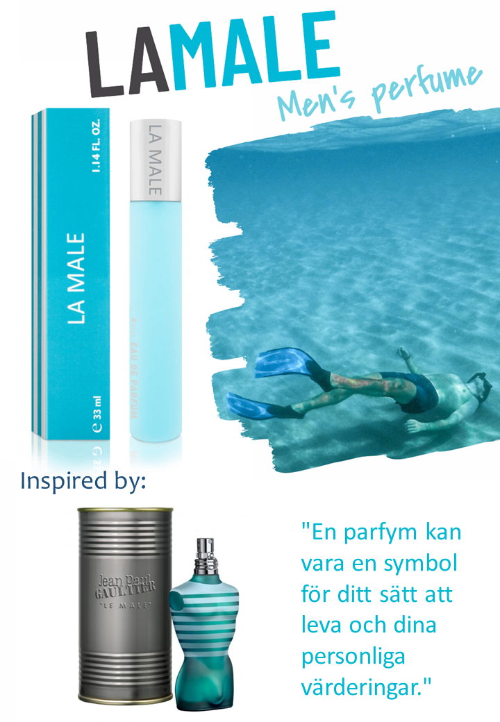 124. La Male - mini parfym för män - inspirerad av LA MALE*