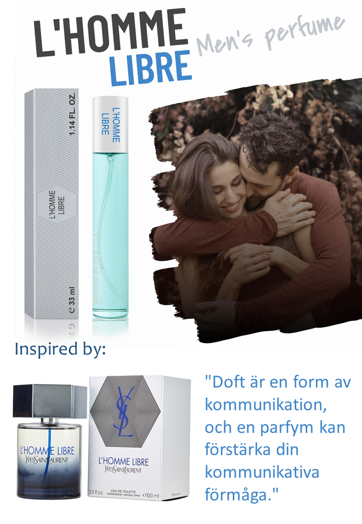 139. L'homme Libre - mini parfym för män - inspirerad av L'HOMME LIBRE*