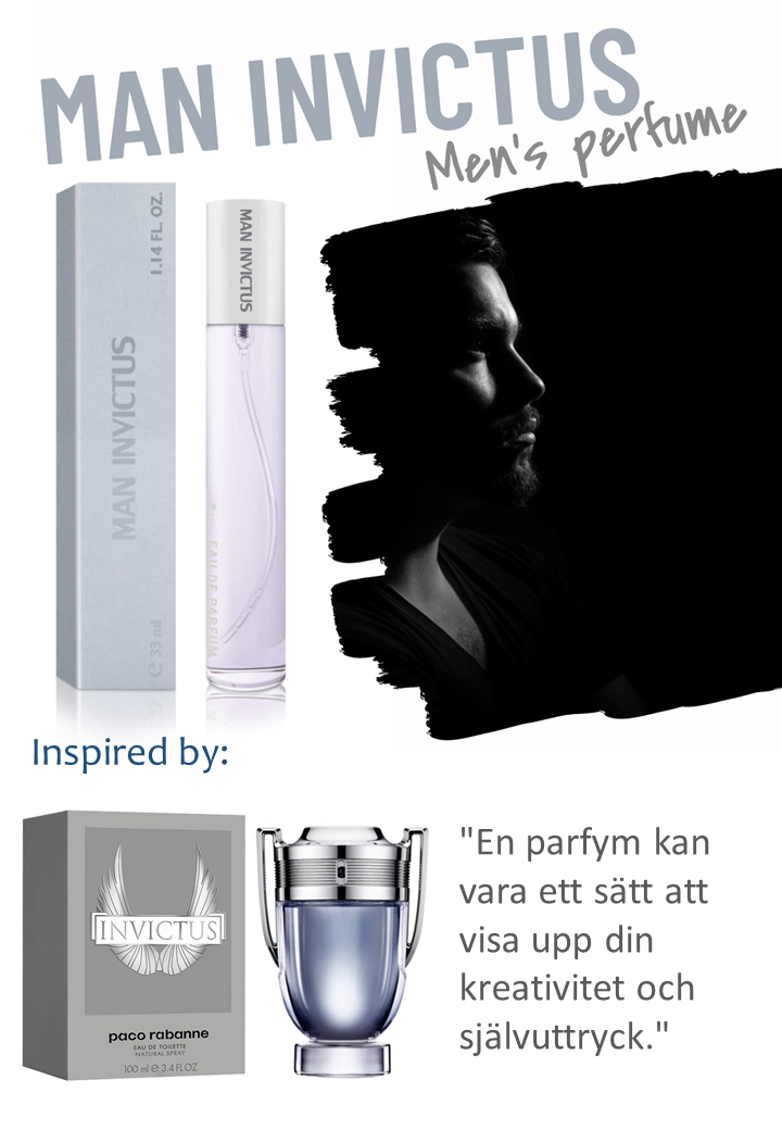 149. Man Invictus - mini parfym för män - inspirerad av INVICTUS*