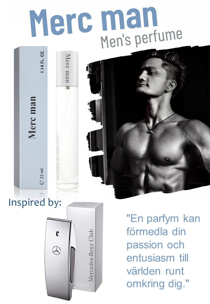 157. Merc Man - mini parfym för män - inspirerad av CLUB*