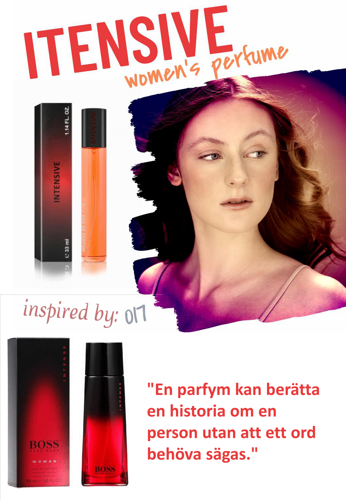 017. Intensive - mini parfym för kvinnor - inspirerad av INTENSE*