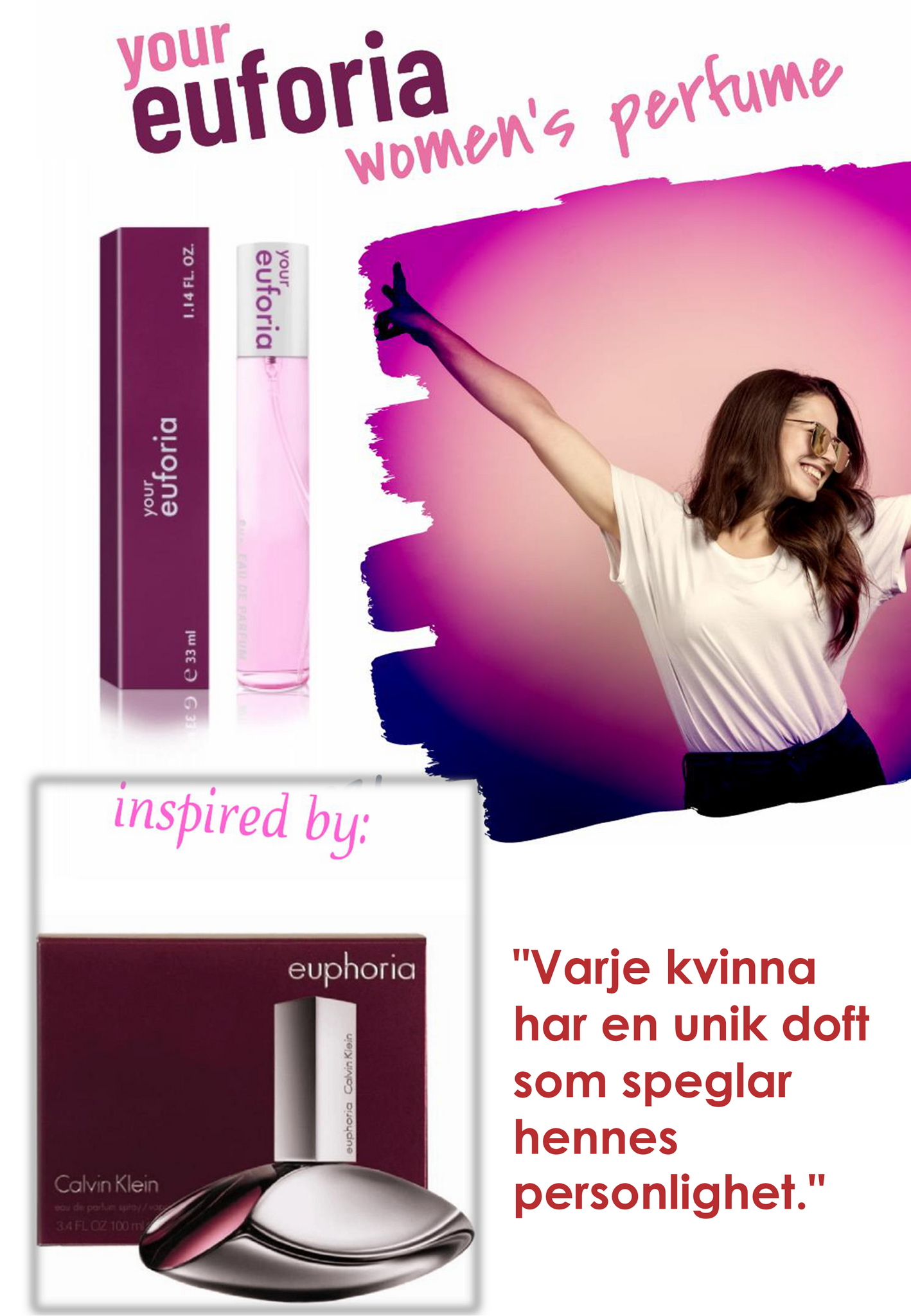 036. Your Euforia Women - mini parfym för kvinnor - inspirerad av Euforia*