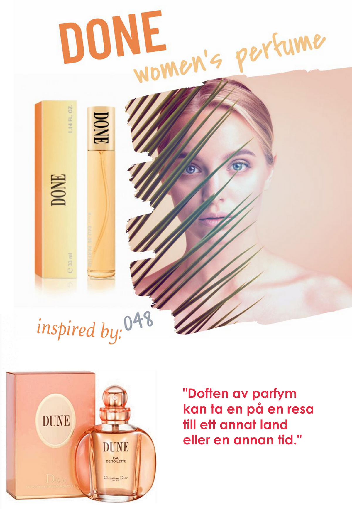 048. DONE - mini parfym för kvinnor - inspirerad av DUNE*
