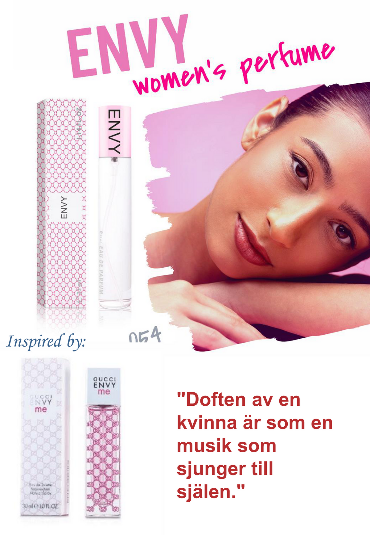 054. Envy - mini parfym för kvinnor - inspirerad av ENVY ME*