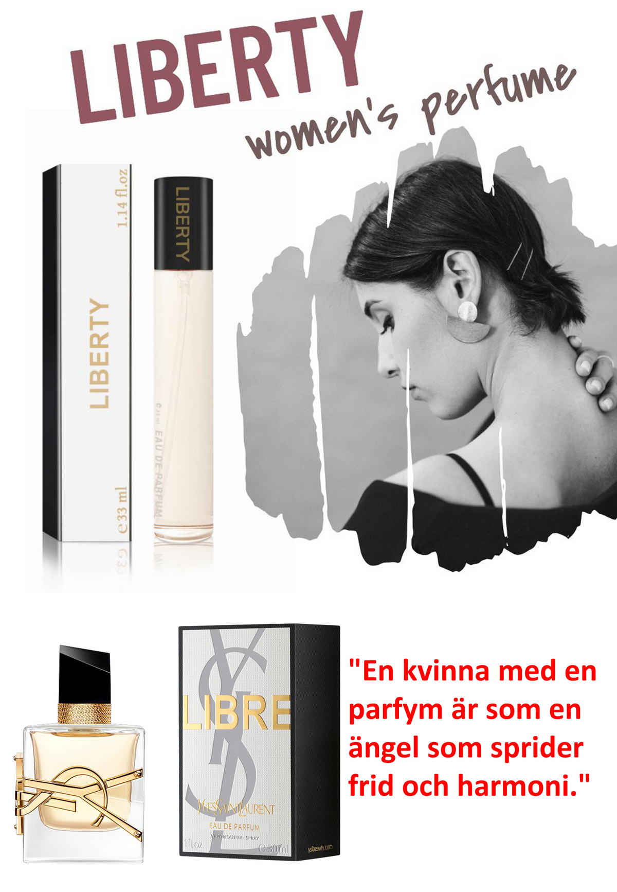 203. Liberty - mini parfym för kvinnor - inspirerad av LIBRE*
