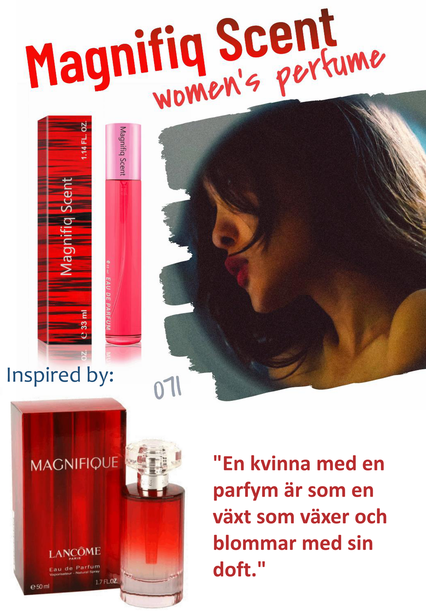 071. Magnifiq Scent - mini parfym för kvinnor - inspirerad av MAGNIFIQUE*
