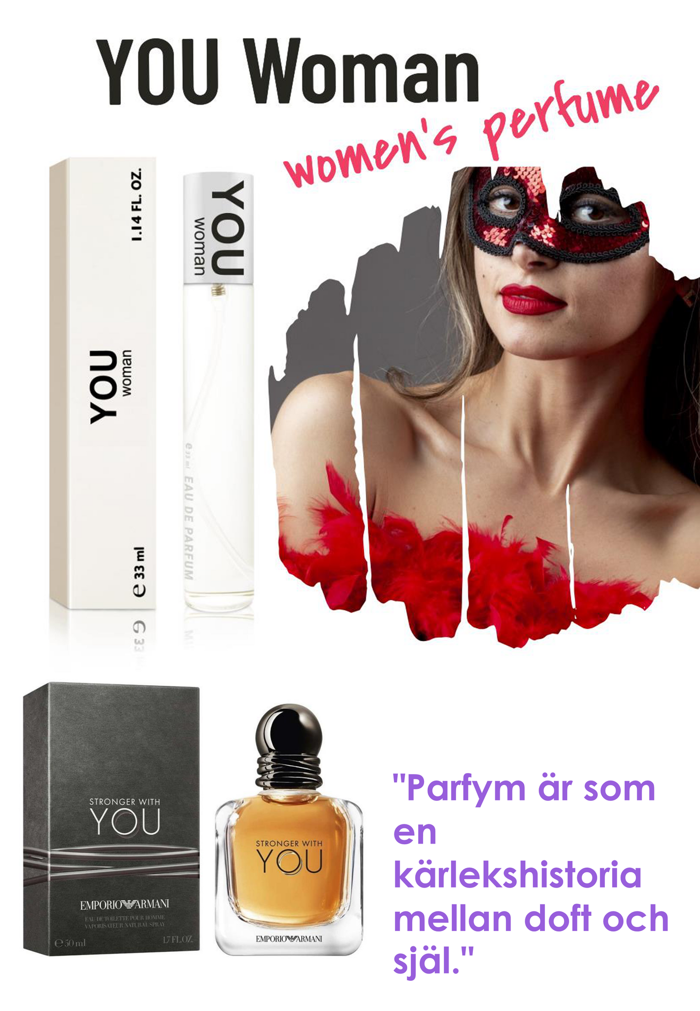 192. You Woman - mini parfym för kvinnor - inspirerad av YOU*