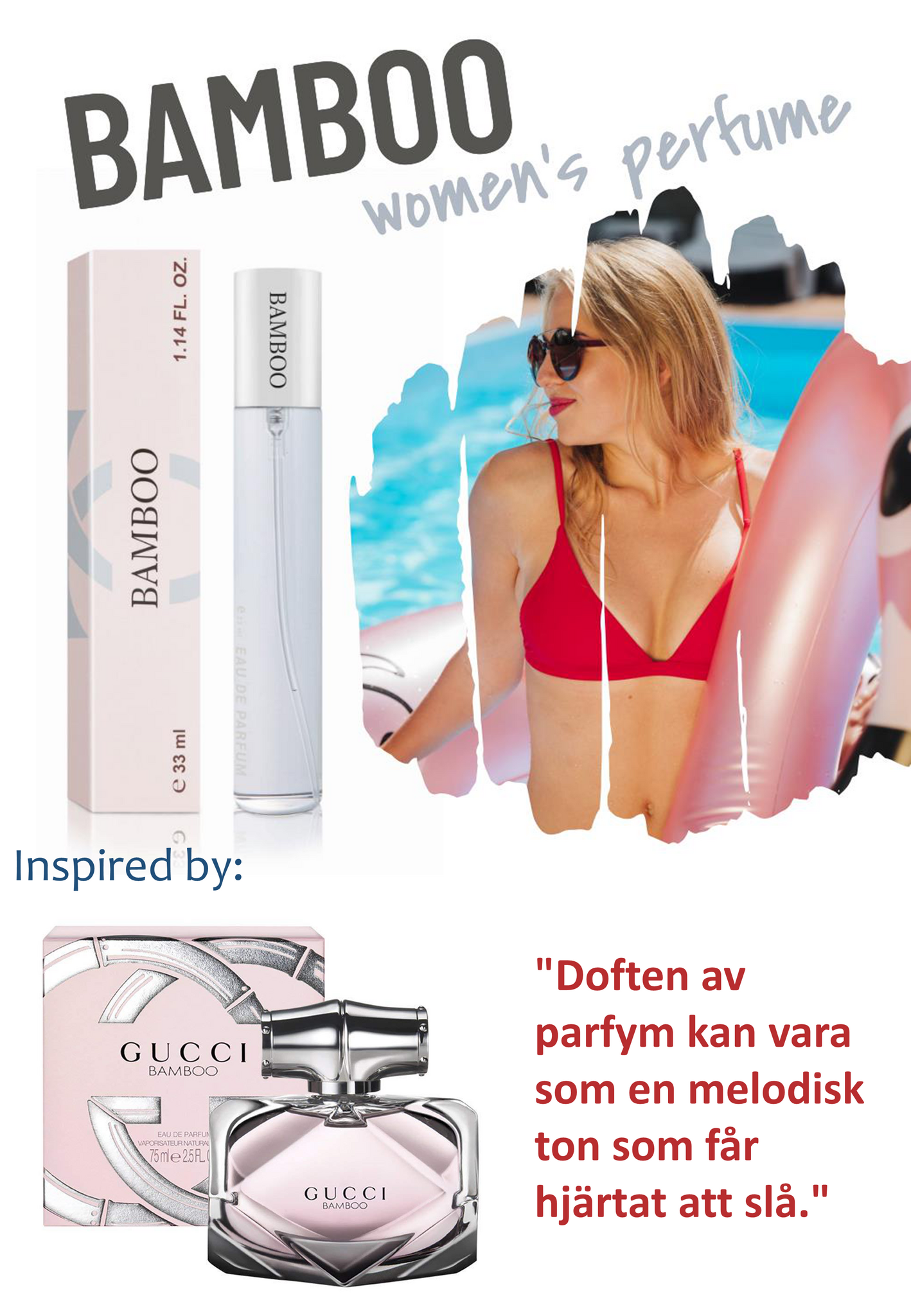 173. Bamboo - mini parfym för kvinnor - inspirerad av BABOO*