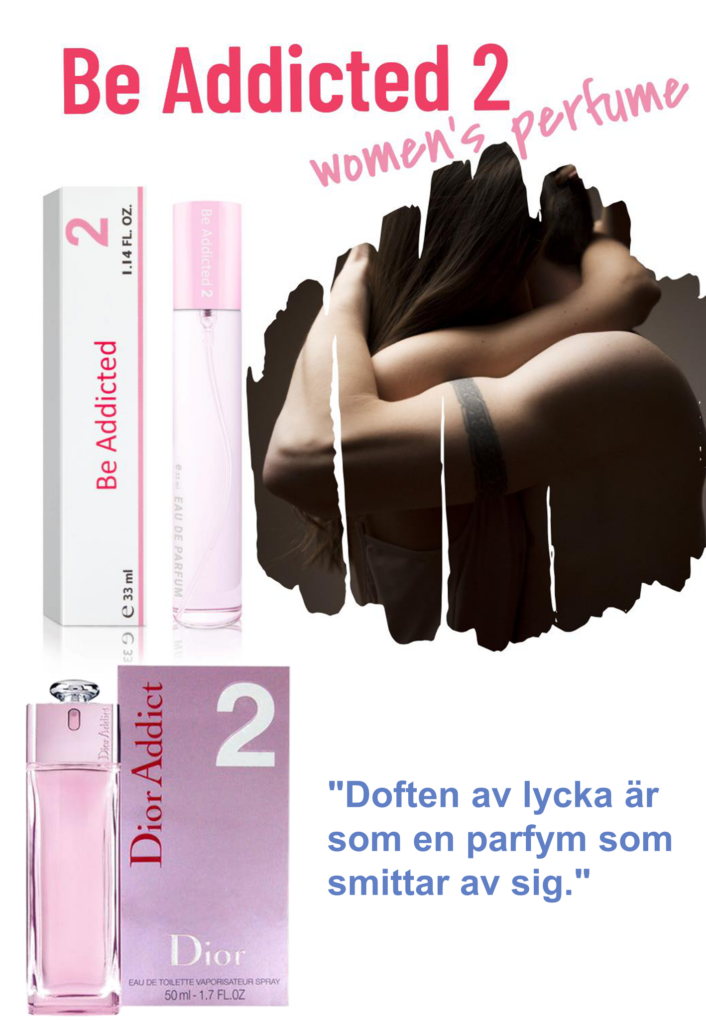 103. Be Addicted 2 - mini parfym för kvinnor - inspirerad av ADDICT 2*