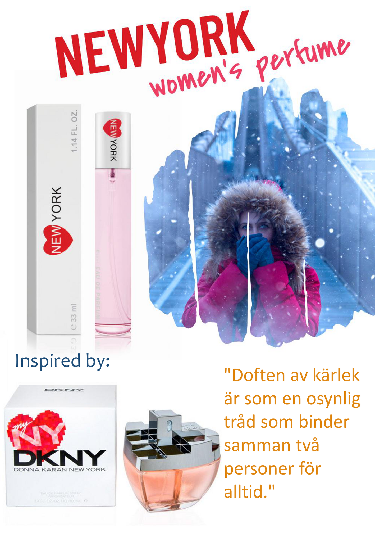 168. My York - mini parfym för kvinnor - inspirerad av MY NEW YORK*
