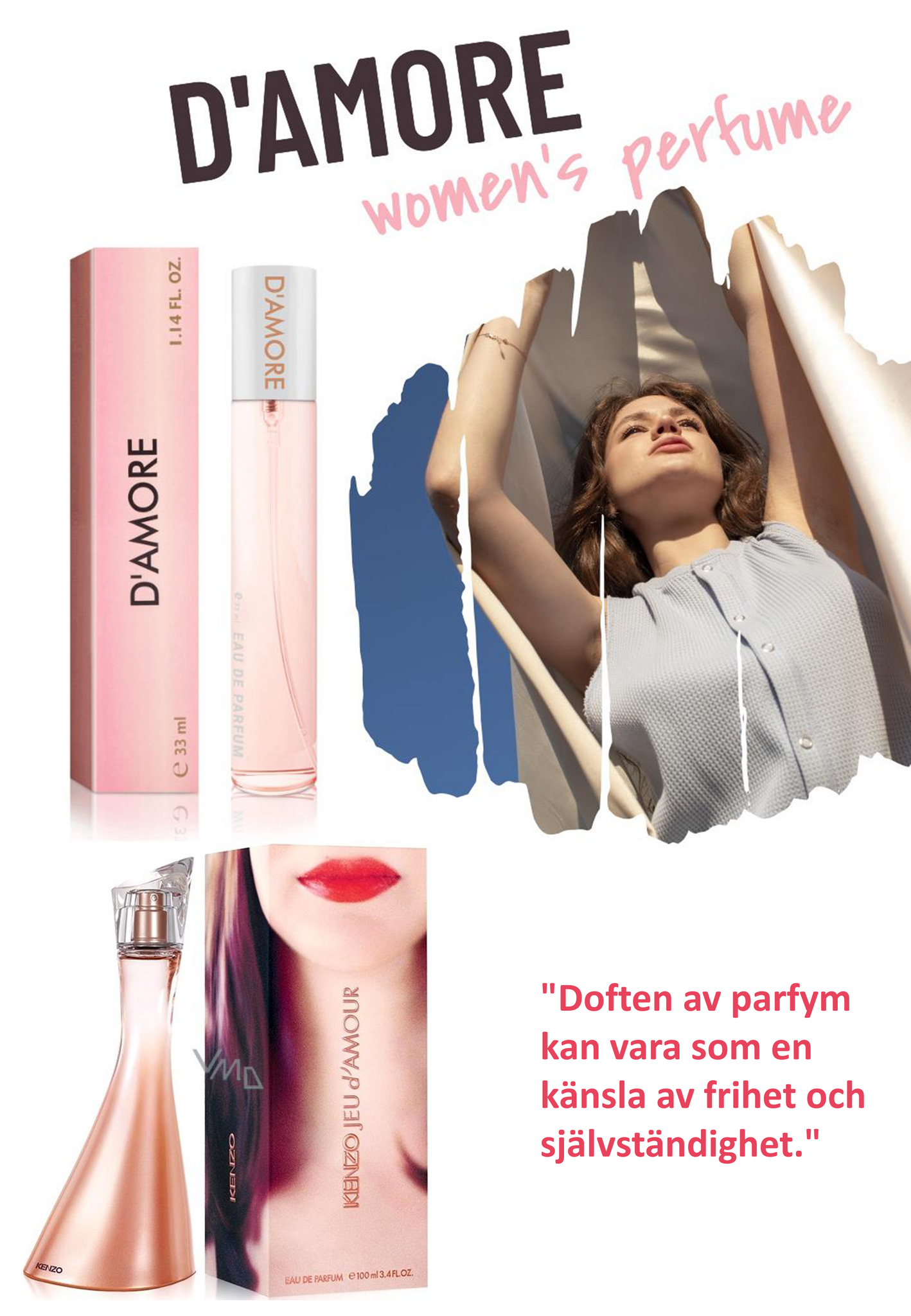 166. D'Amore - mini parfym för kvinnor - inspirerad av L’EAU D’AMOUR*