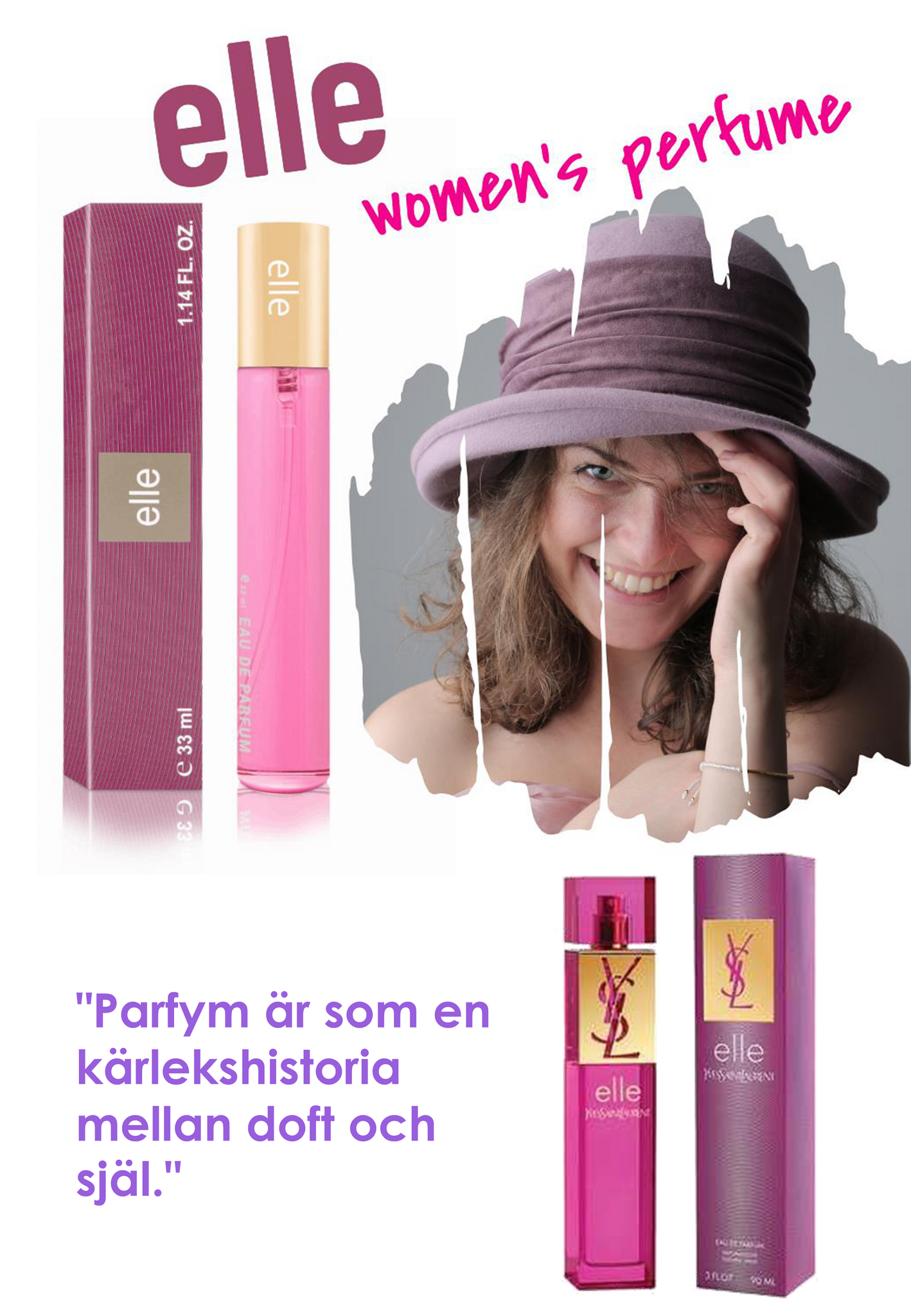117. ELLE - mini parfym för kvinnor - inspirerad av ELLE*