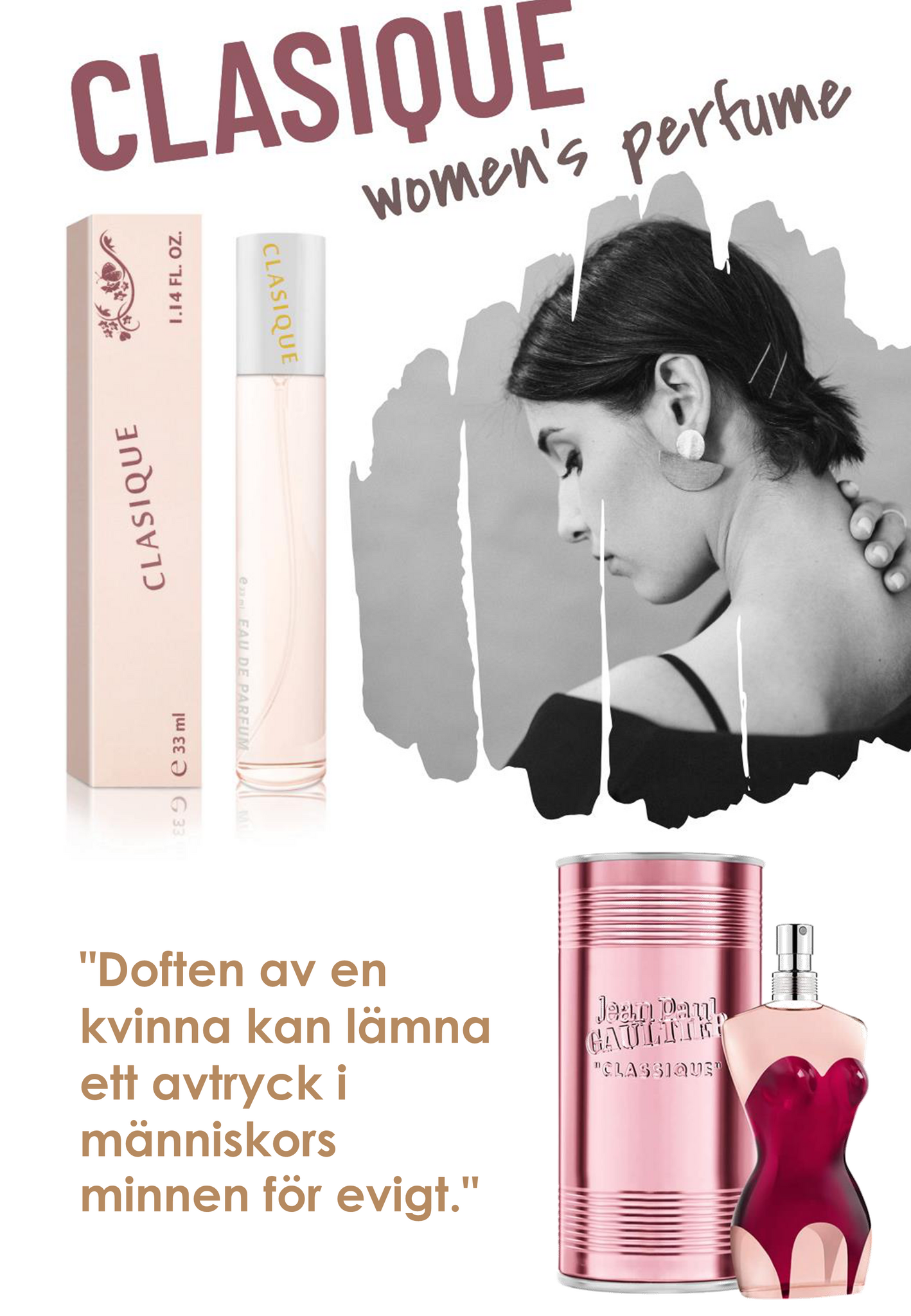 123. Clasique - mini parfym för kvinnor - inspirerad av CLASSIQUE*