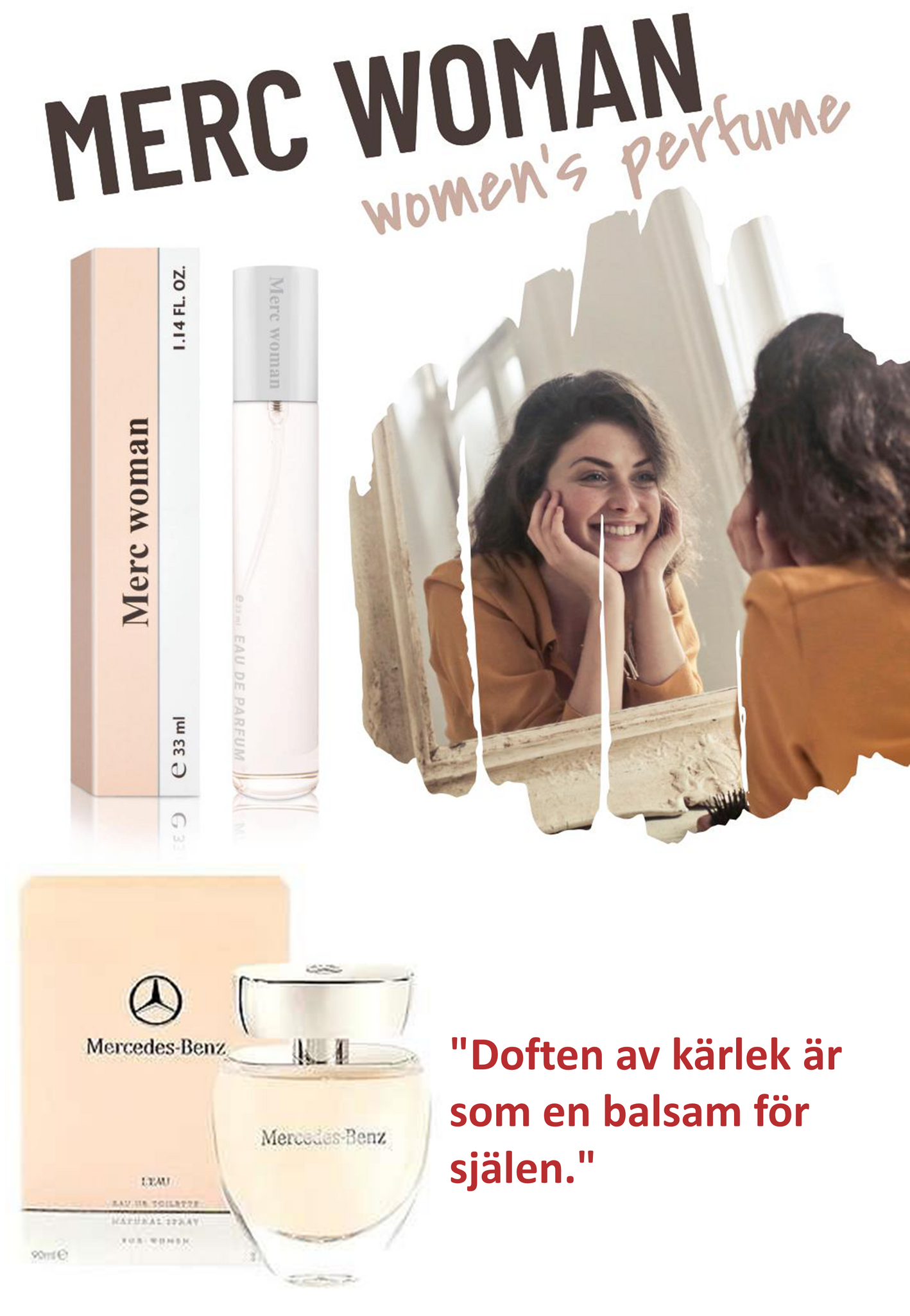 158. Merc Woman - mini parfym för kvinnor - inspirerad av - BENZ L’EAU*
