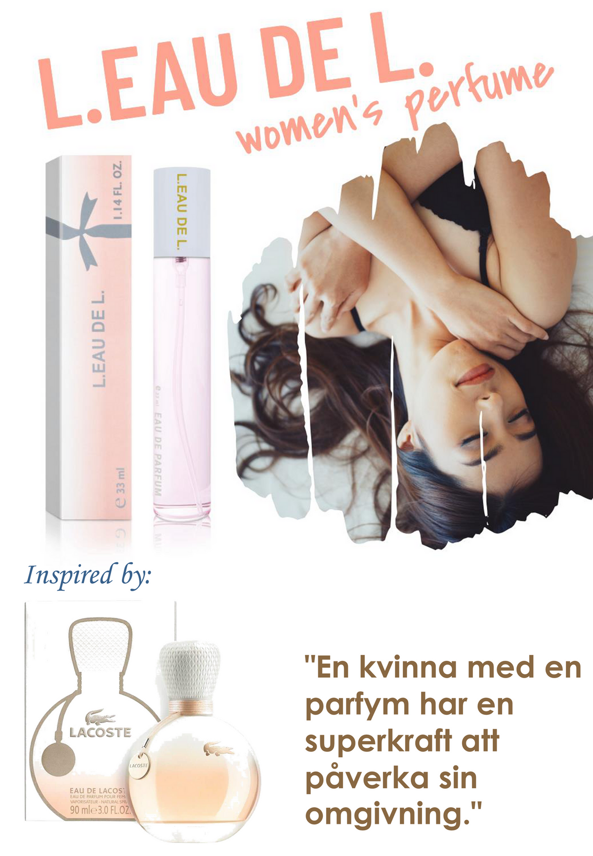 130. L. Eau De L. - mini parfym för kvinnor - inspirerad av EAU DE *