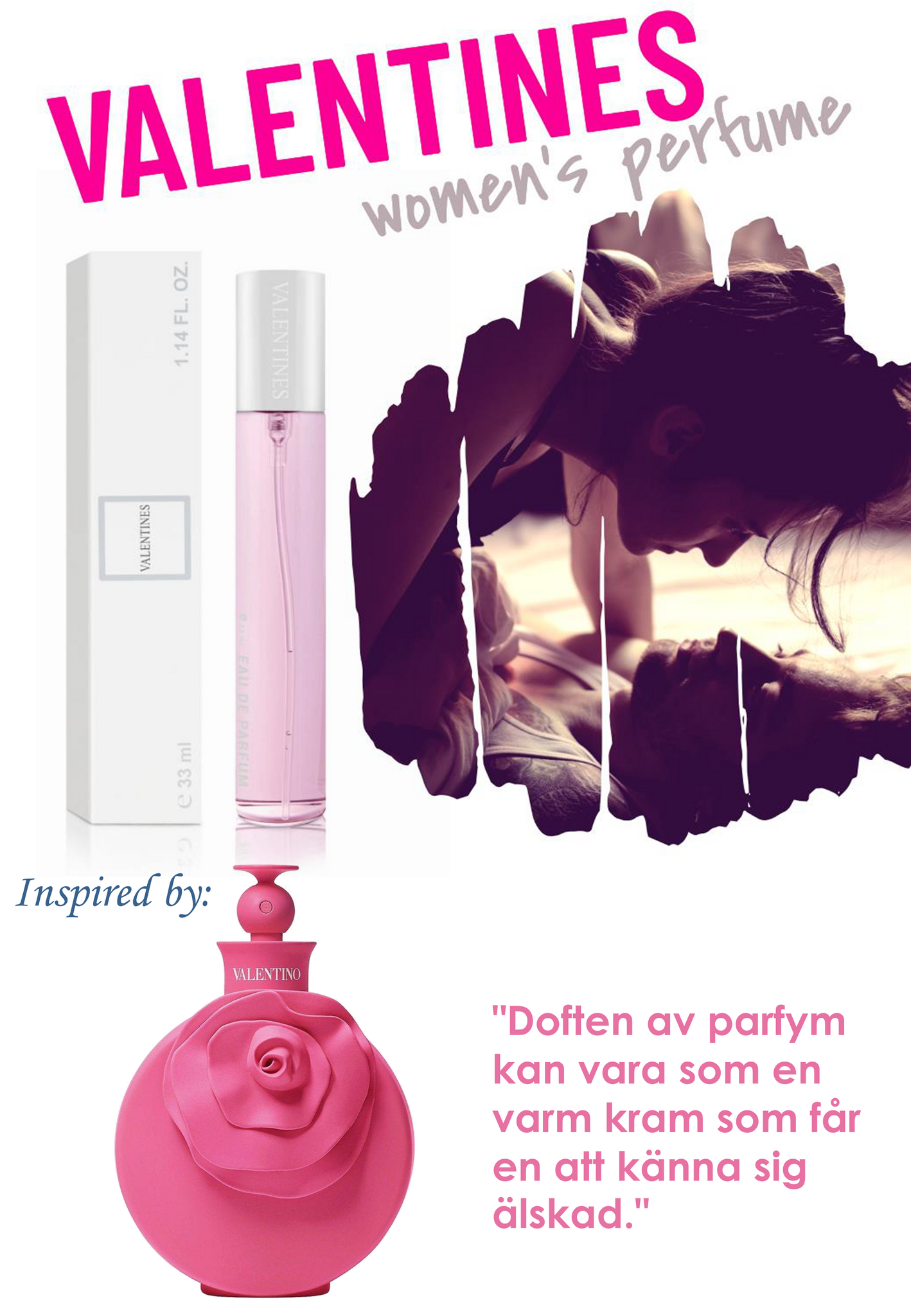 131. Valentines - mini parfym för kvinnor - inspirerad av VALENTINA*