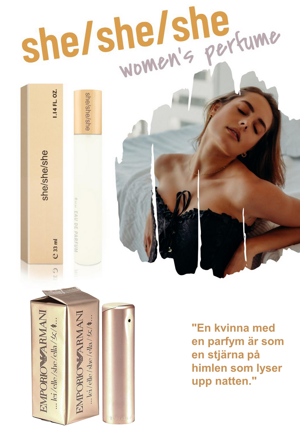 148. SHE/SHE/SHE - mini parfym för kvinnor - inspirerad av SHE/SHE/SHE*