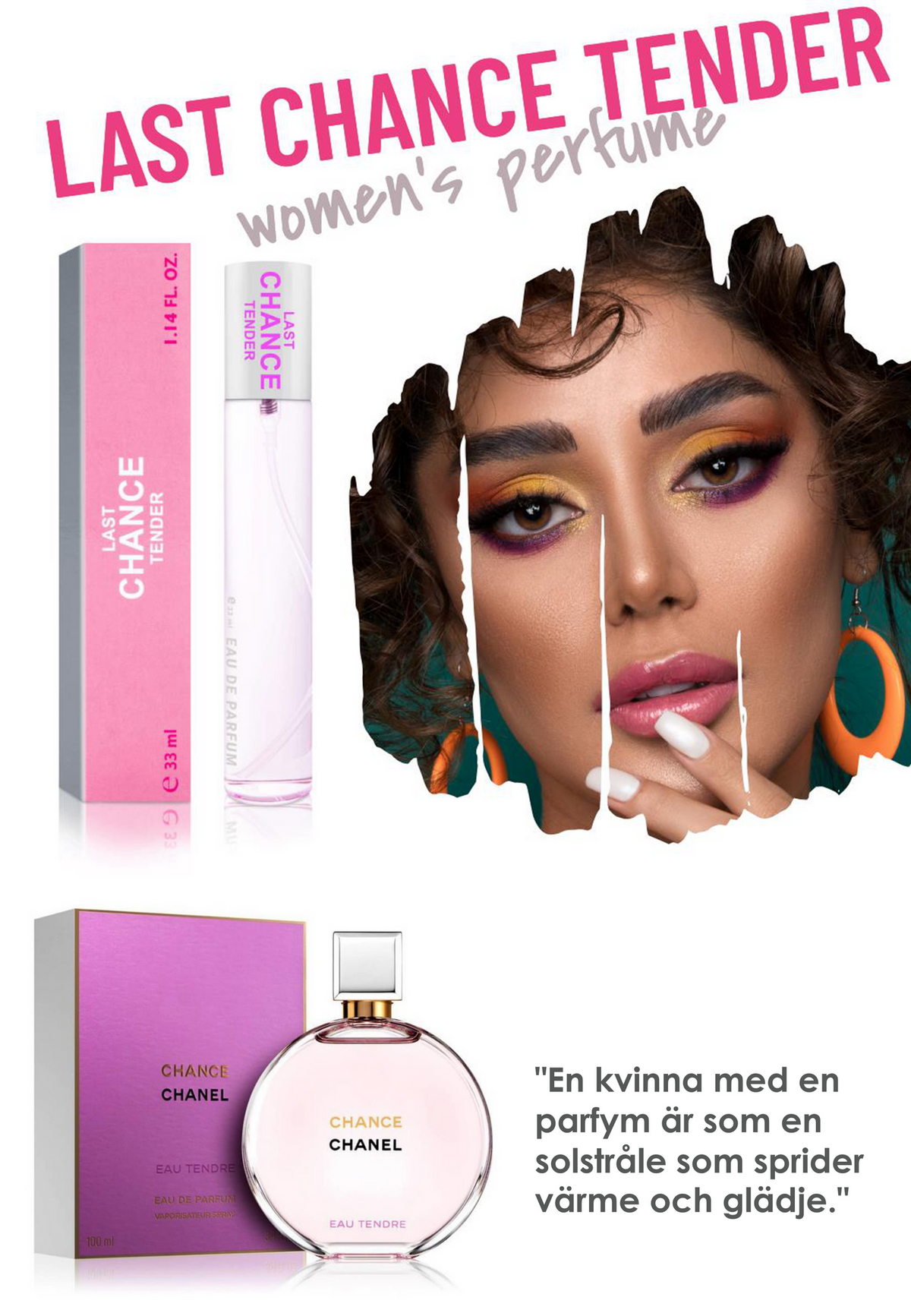 144. Last Chance Tender - mini parfym för kvinnor - inspirerad av CHANCE EAU TENDER*