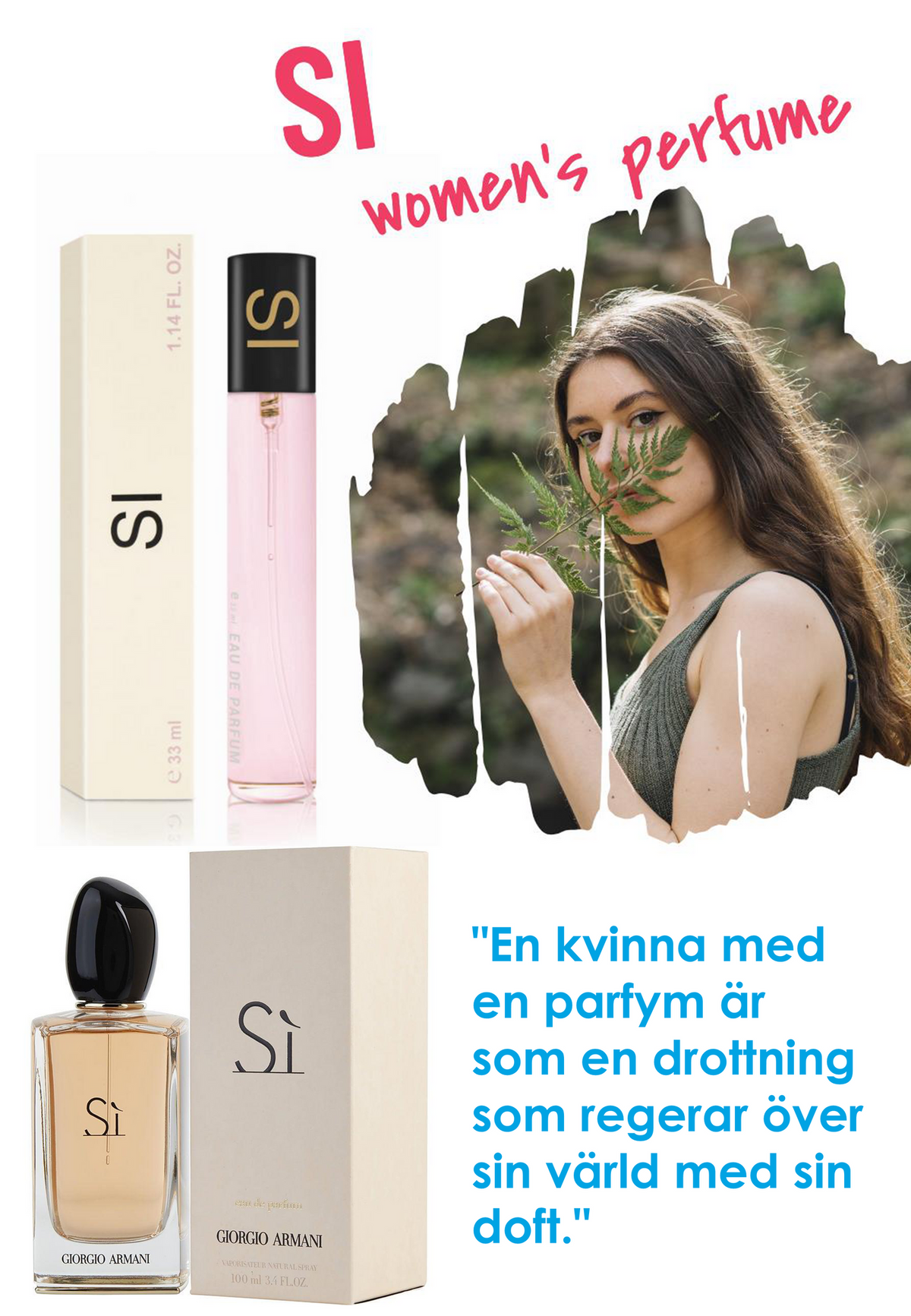 142. Si - mini parfym för kvinnor - inspirerad av SI*