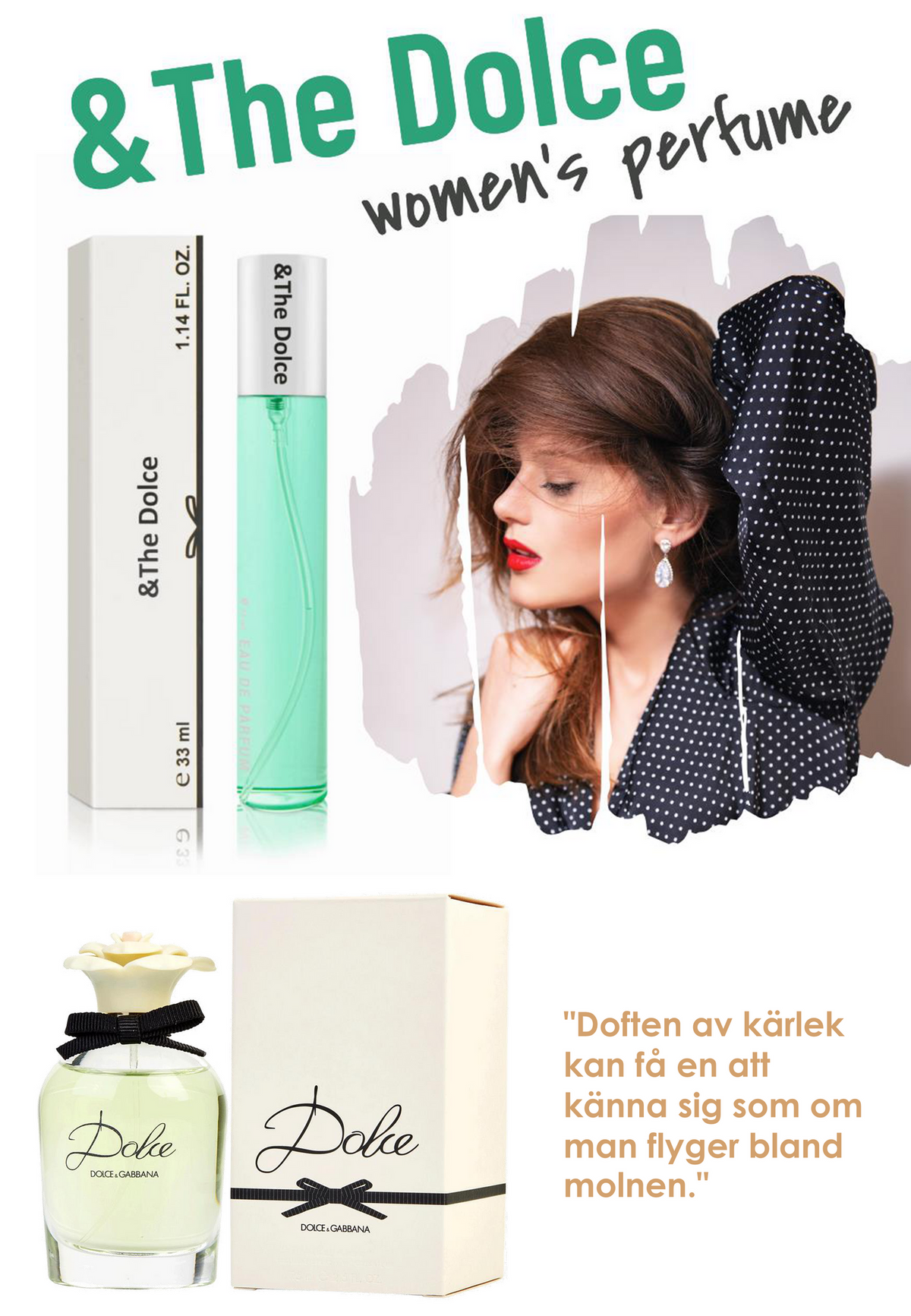 143. &TheDolce mini parfym för kvinnor - inspirerad av DOLCE*