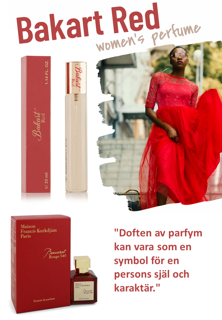 222. Bakart Red - mini parfym för män/kvinnor (unisex) - inspirerad av FRANCIS KURKDJIAN BACCARAT R540*
