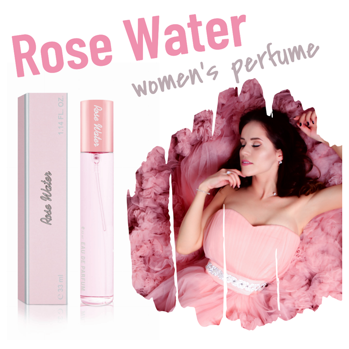 129. Rose Water - mini parfym för kvinnor - inspirerad av COOL WATER ROSE*