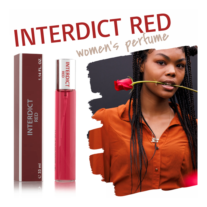 229. Interdict Red - mini parfym för kvinnor - inspirerad av LINTERDIT EAU DE PARFUM*