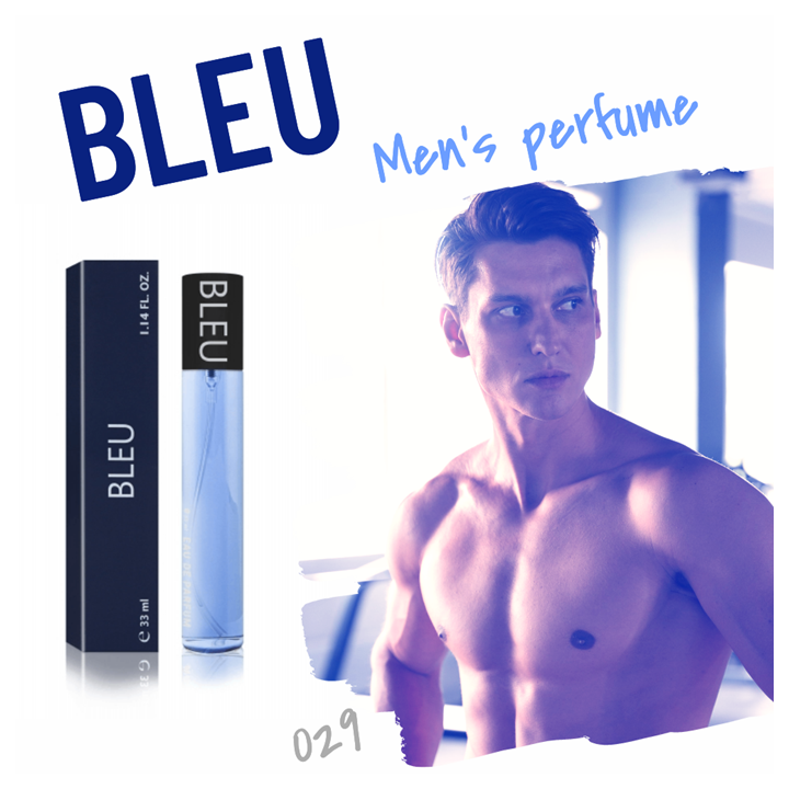 029. Bleu - mini parfym för män - inspirerad av BLEU DE*