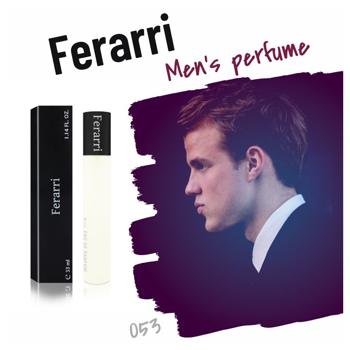 053. Ferrari - mini parfym för män - inspirerad av BLACK*