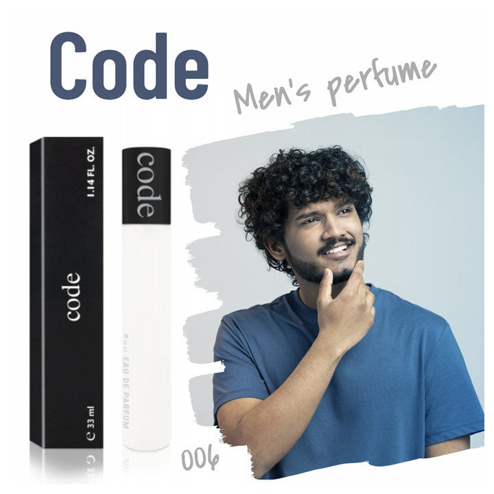 006. Code Man - mini parfym för män - inspirerad av Code*